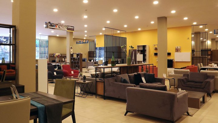 Sale of furniture in the Bellissa Furniture store