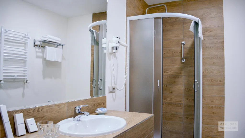 Ванная комната в номере гостиницы BEST WESTERN