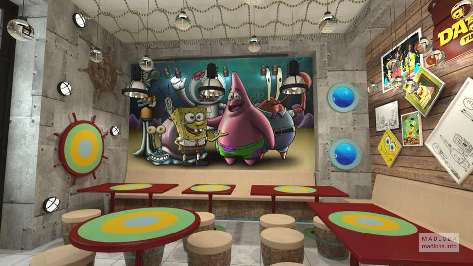 Интерьер ресторана Big Daddy’s Fish N Chips