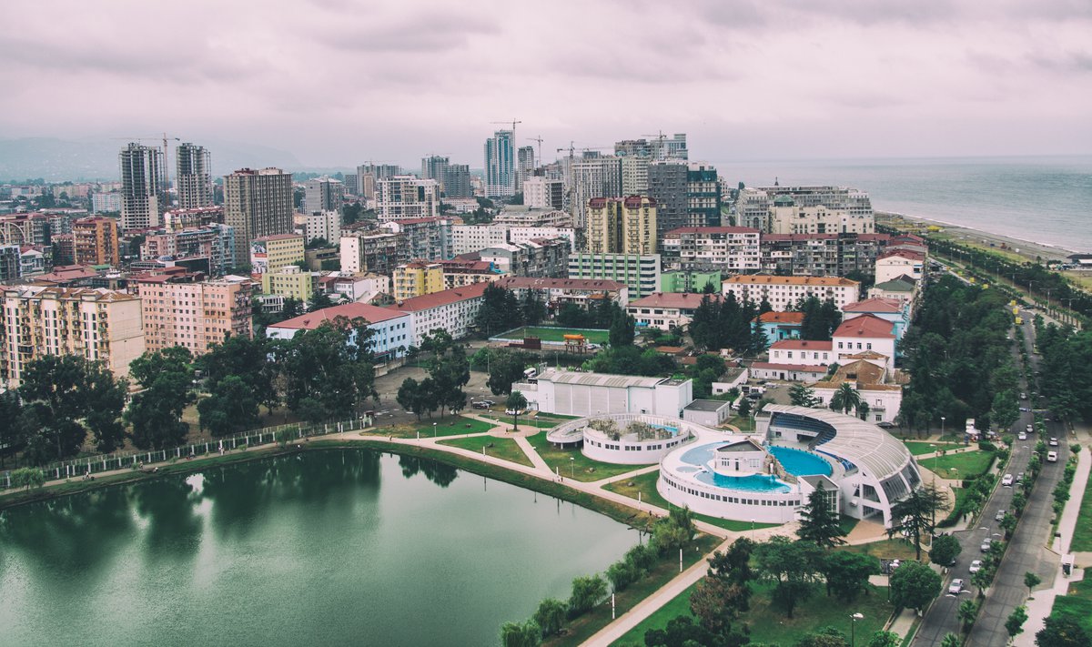 Вид города Батуми
