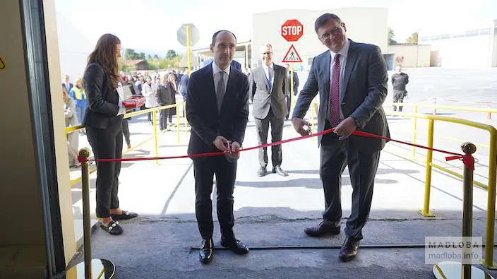 Открытие компании строительных материалов "Knauf Gypsum Tbilisi"