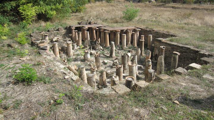 Excavations of an ancient city in the village of Dzalisa