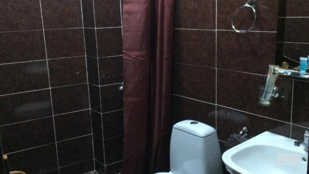 Санузел в номере отеля ES