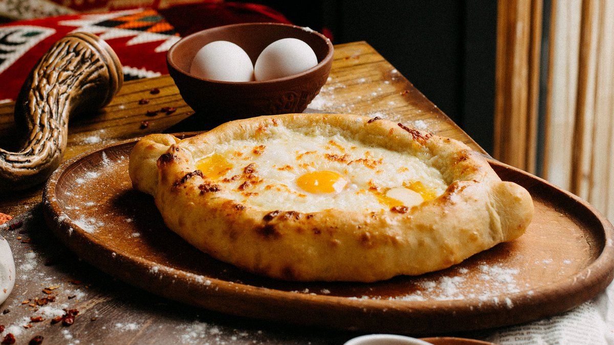 Georgian dish on a tray