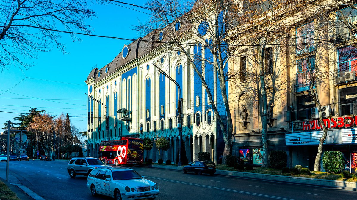 The building of the Museum of Fine Arts in Georgia