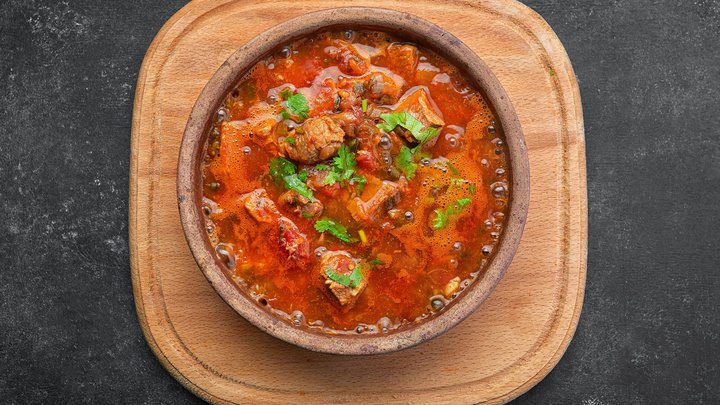 Грузинский соус из говядины и картофеля