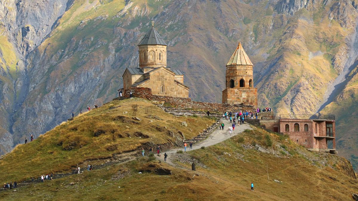 Gergeti Sameba in Georgia
