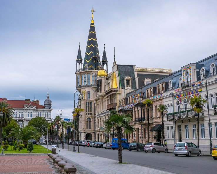 Площадь в городе Батуми