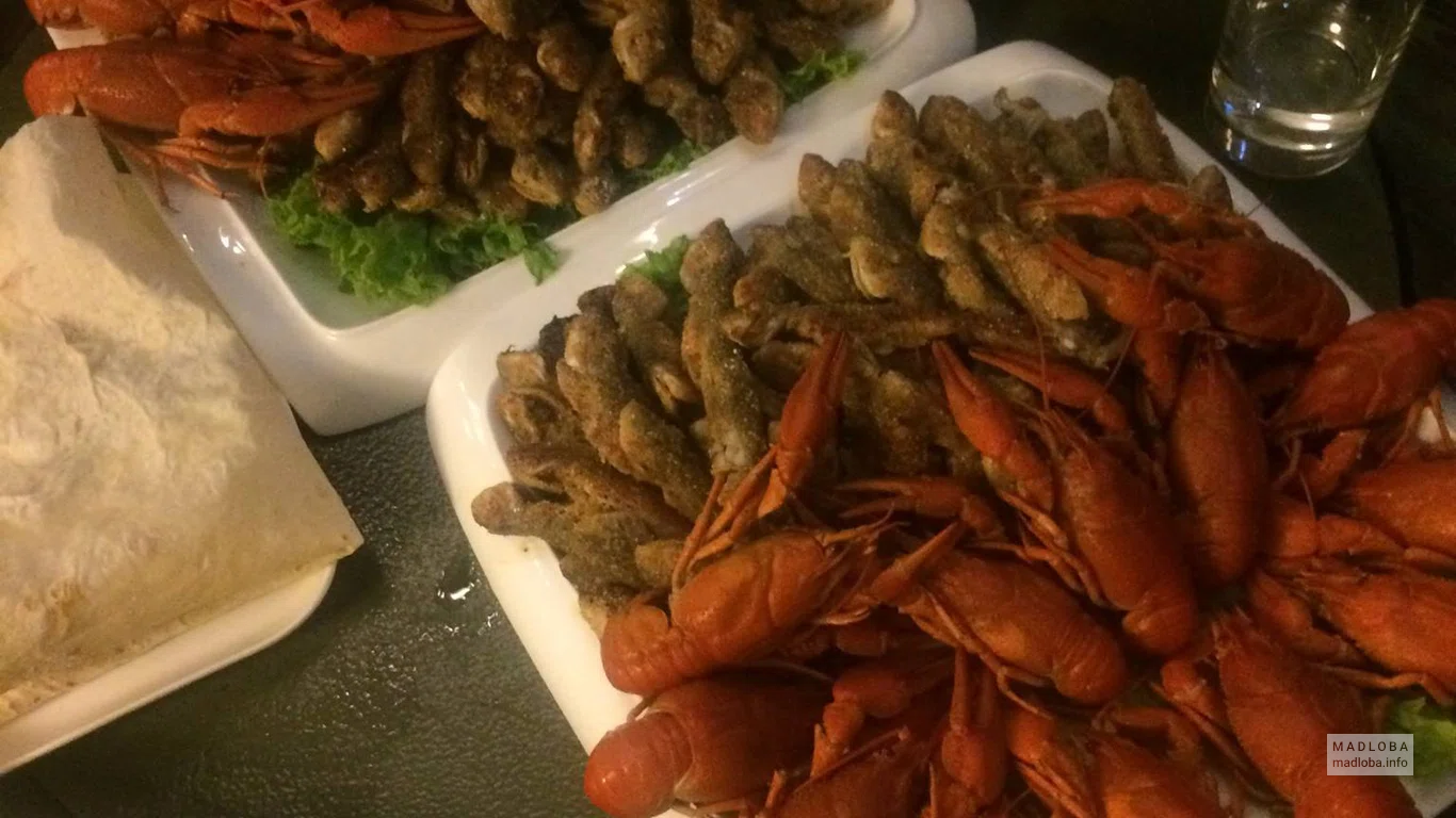 Закуска из морепродуктов