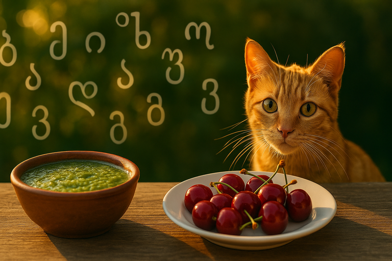 🐱 "Are you sitting on tkemali?" Jump down! - 13 Georgian Idioms That Will Make Your Vocabulary Tastier
