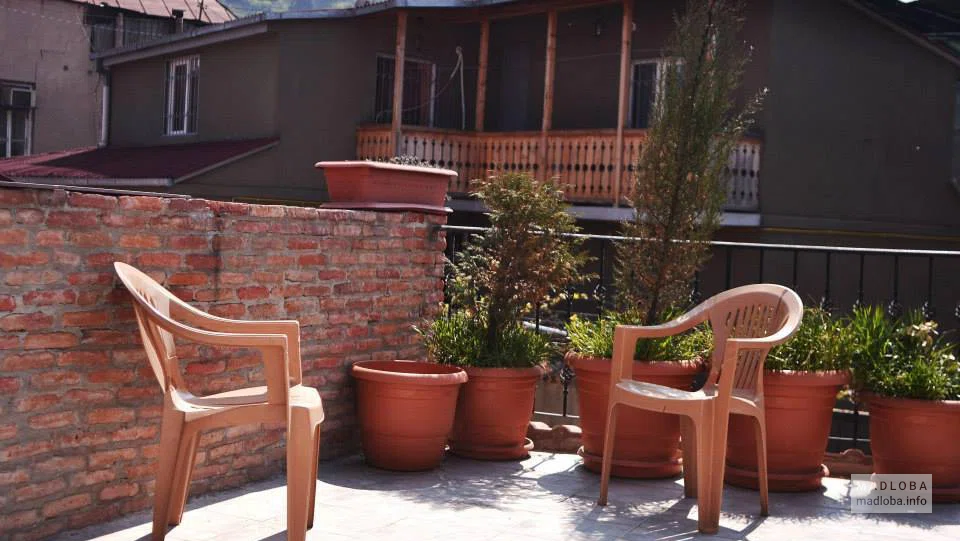 Патио в Hotel Zaira