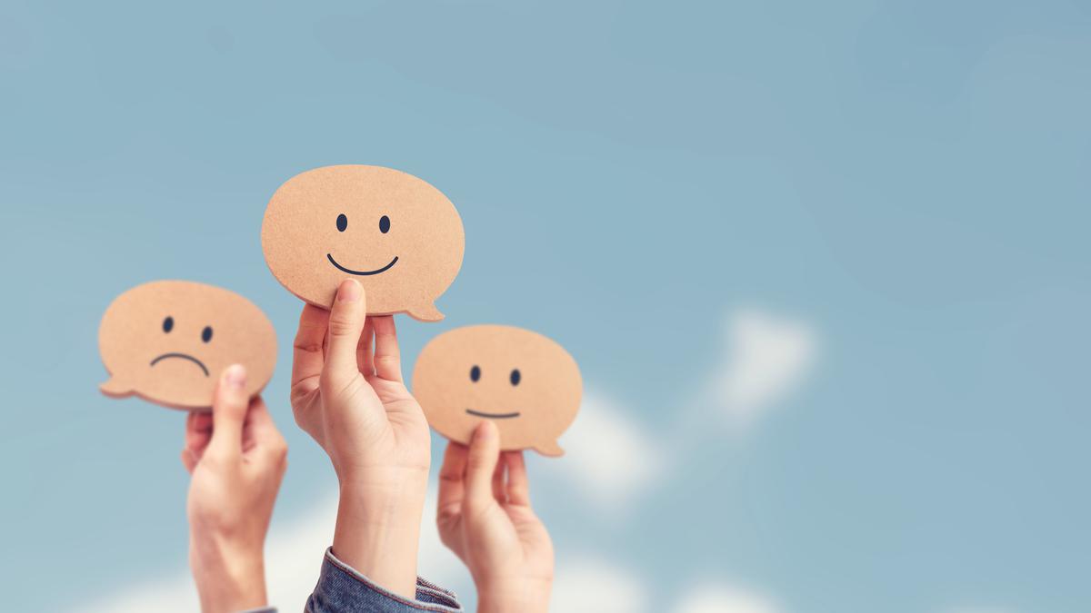 Hands with emoticons