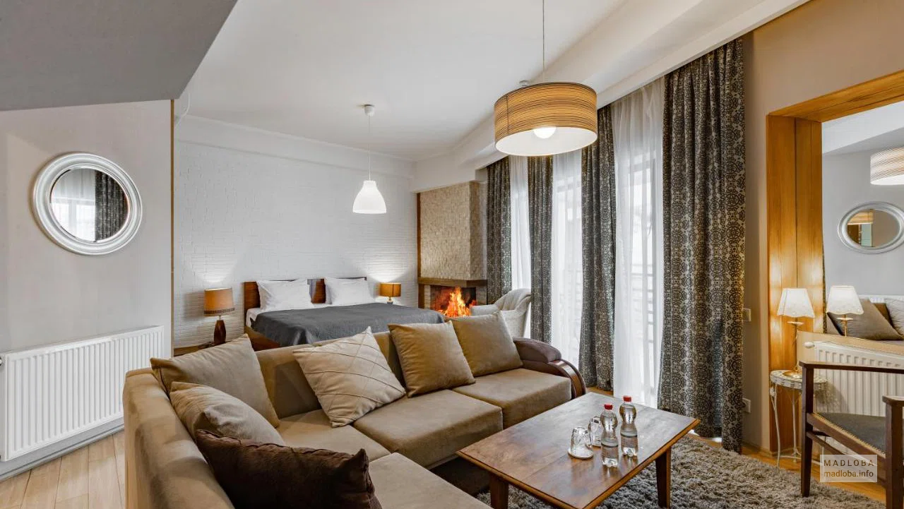 Гостинная в Hotel Beli в Грузии