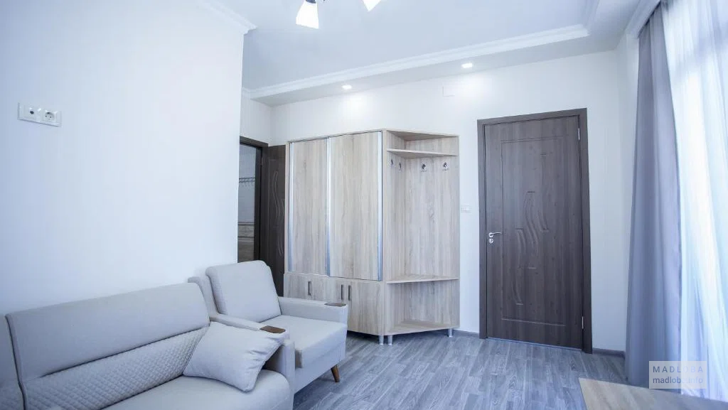 The interior of the Hotel Garanti room