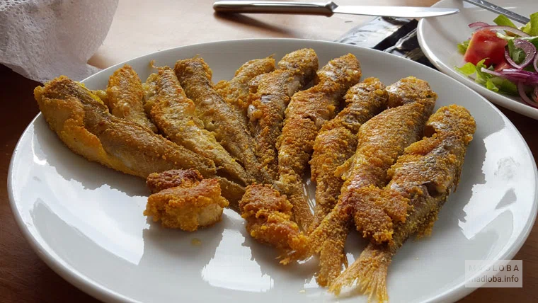 Барабулька в ресторане Кизики