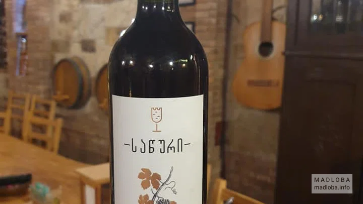 Сорт вина в ресторане Марани
