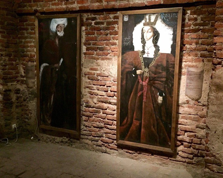 Портреты кахетинских царей в Музее Греми-Некреси