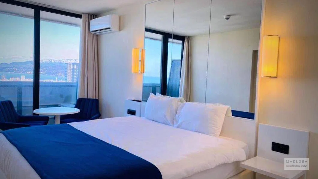 Bedroom at the Orbi City Twin Towers Hotel