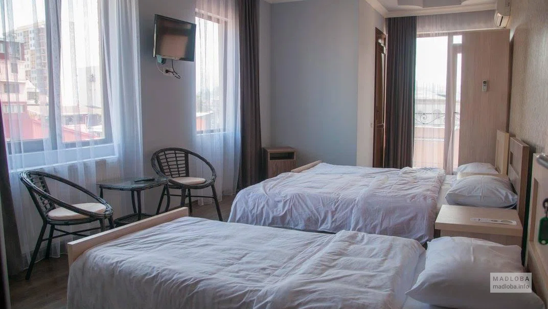 Double room at the Paliashvili Hotel