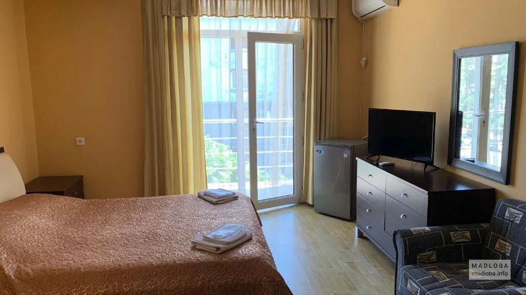 სასტუმრო Prestige-ში ოთახის ინტერიერი