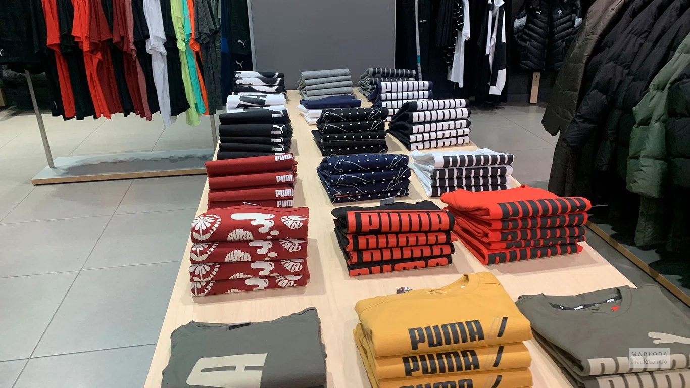 Футболки в Clothing store Puma в Тбилиси