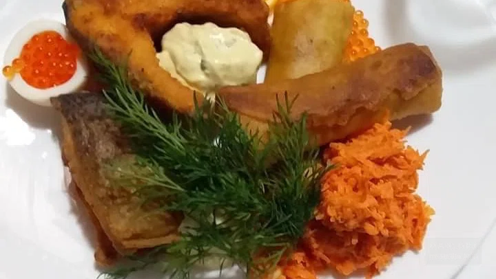 Рыбное блюдо в ресторане Сиса-Тура