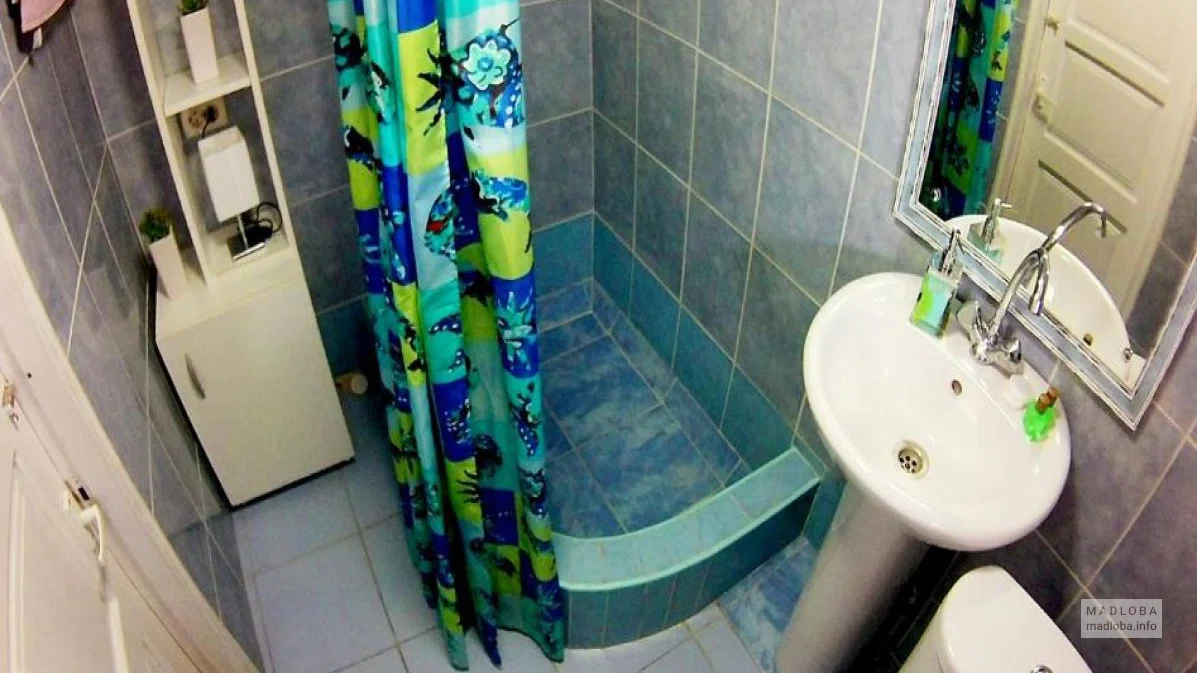 Санузел в номере отеля Sunny Apartments