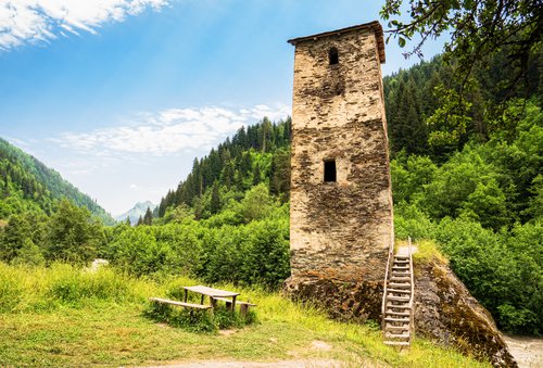 Сванская башня в Сванетии