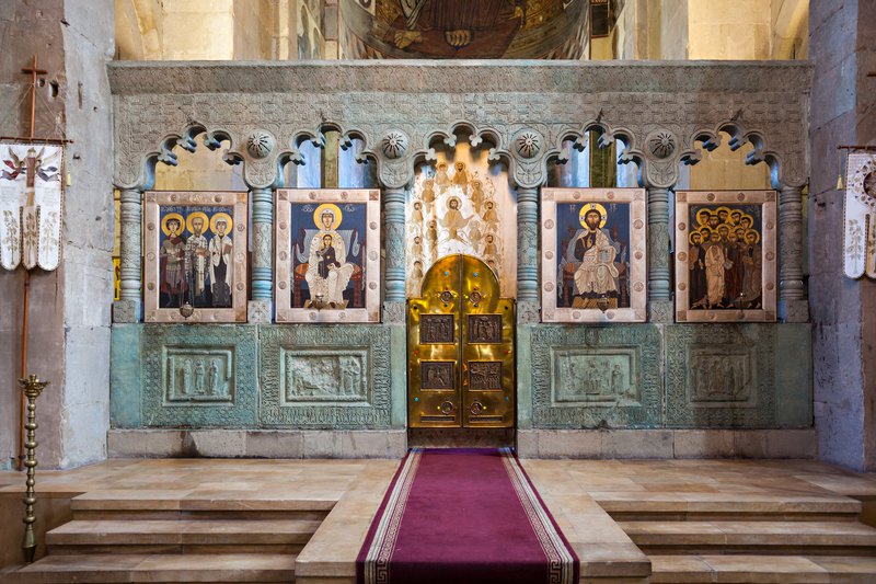 Внутри храма Светицховели