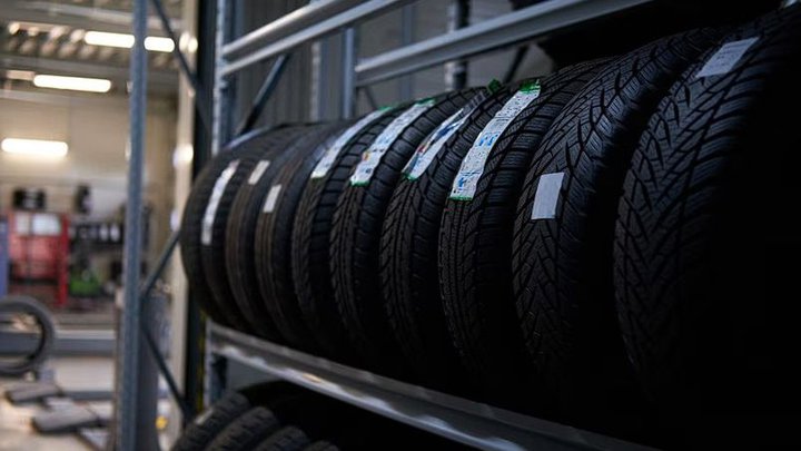 Tire storage in the hotel