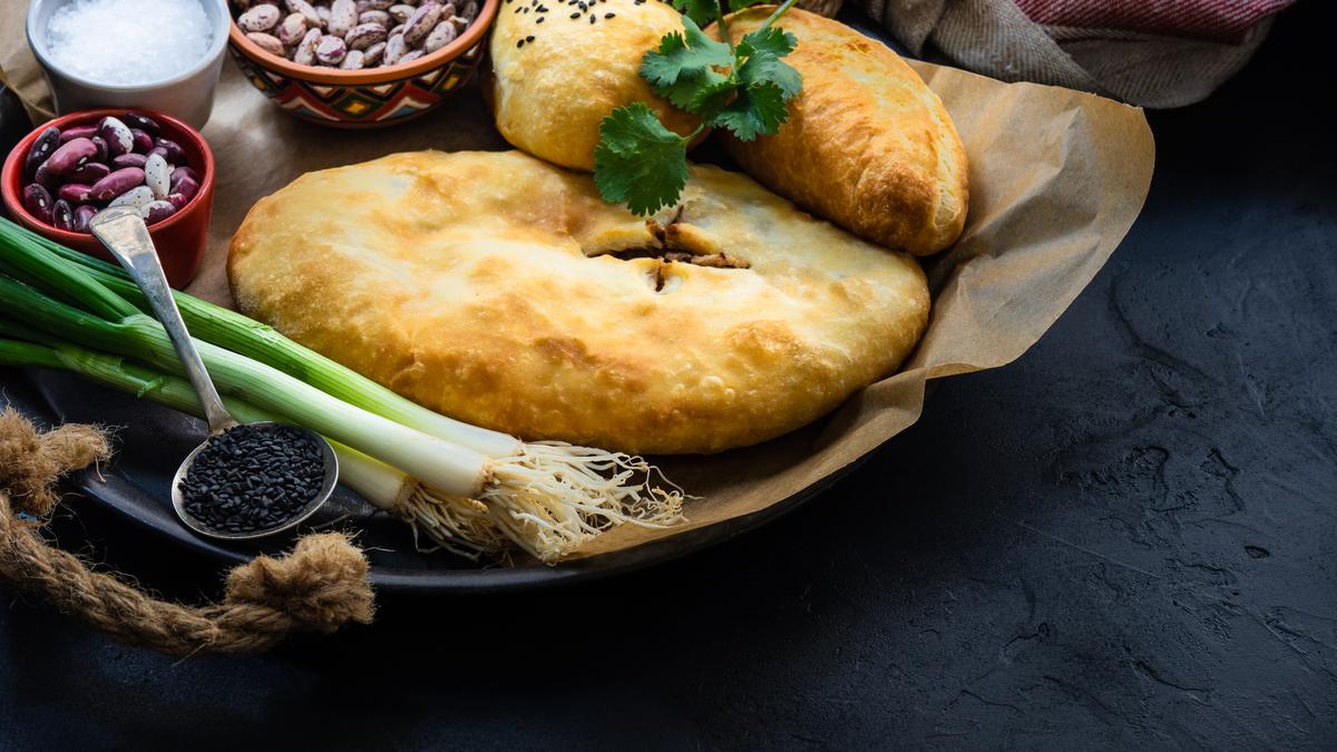 Лобиани и фасоль в гошочках