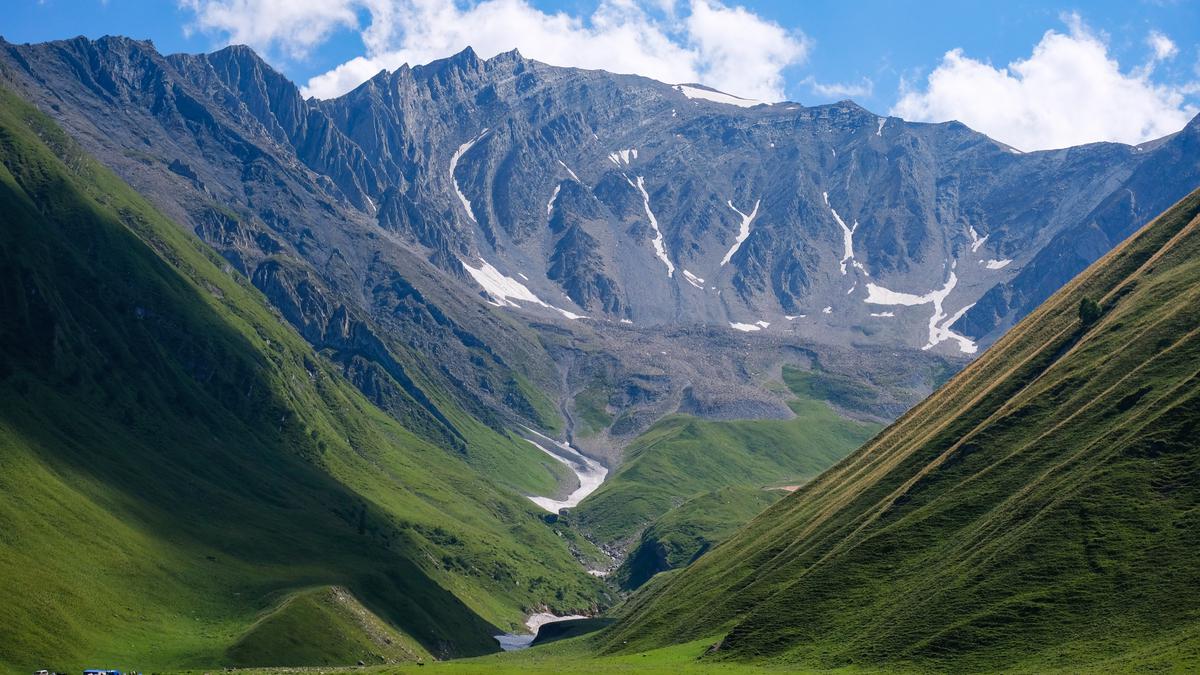 Трусовское ущелье в Грузии