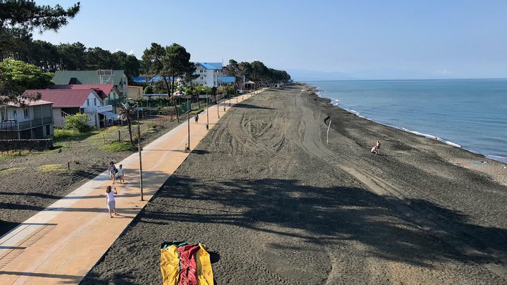 Sandy beach "Black Sands"