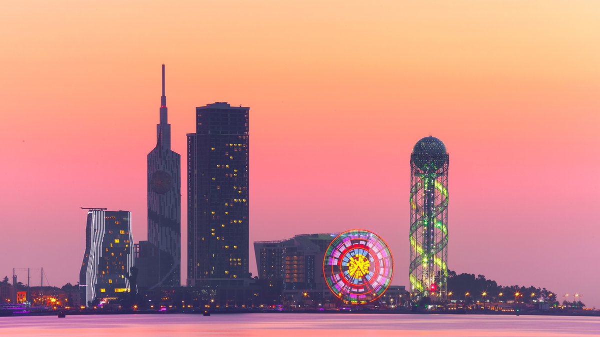 ABC Tower and Ferris Wheel in Georgia
