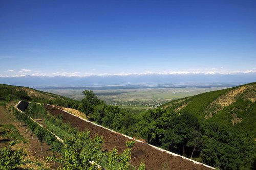 Алазанская долина в Кахетии