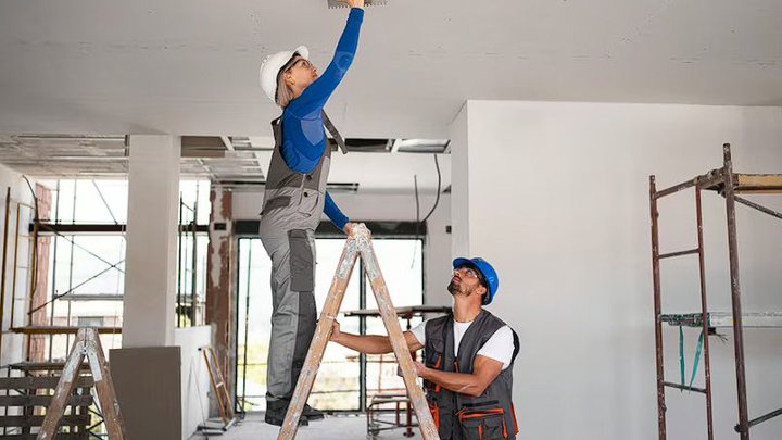 On a tight budget, renovating a new building: priorities