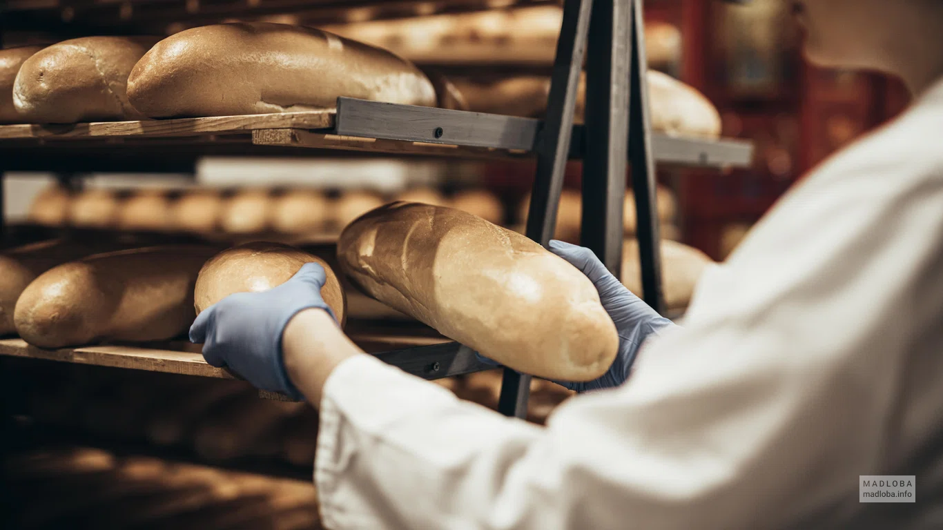 Пекарня "Shoti Bakery" на улице Зураба Горгиладзе 63