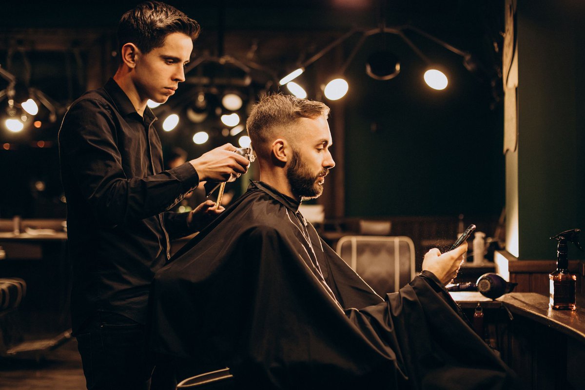 man barbershop